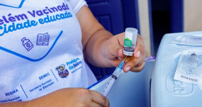 Prefeitura de Belém segue vacinando a população na capital