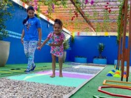 Jardim sensorial melhora rotina de pacientes com autismo na Poli Lago de Tucuruí
