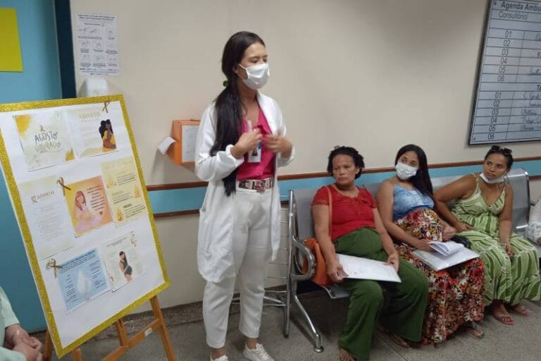 Gestantes participam de palestras educativas no Hospital Regional de Marabá