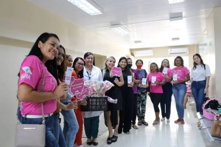 Pacientes da Santa Casa recebem orientações para a prevenção da violência contra a mulher