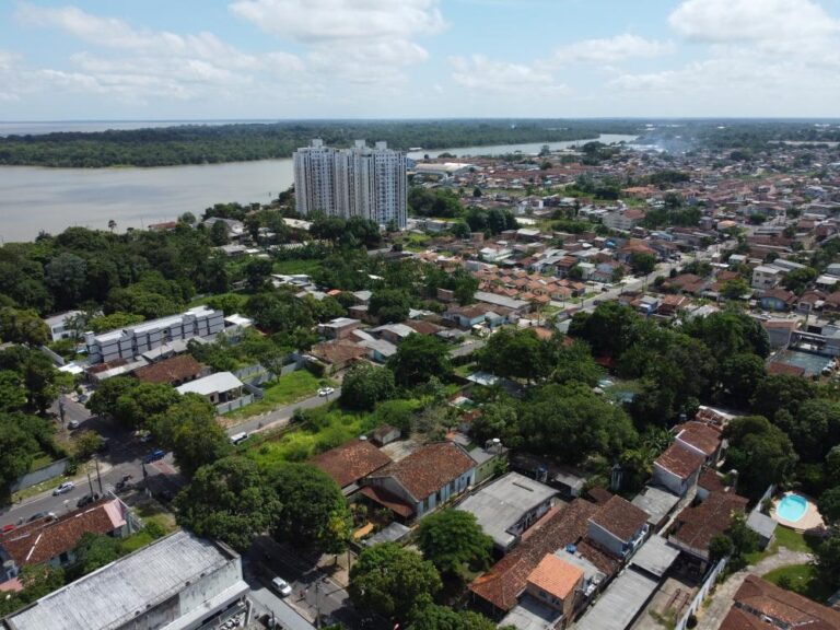 Vista aérea de Icoaraci, Civil Alegre e Sorriso - Imagem