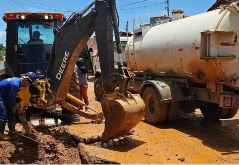 Melhoria no abastecimento de água beneficiará 700 famílias em Parauapebas