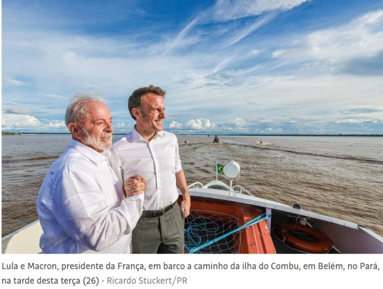 Governador Helder Barbalho Recebe os Presidentes Lula e Macron em Belém
