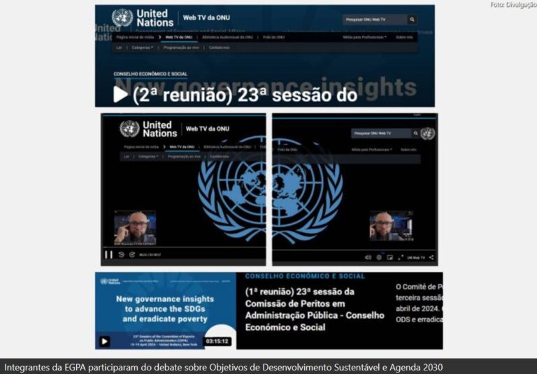 EGPA participa da 23ª sessão do Comitê de Especialistas em Administração Pública na ONU