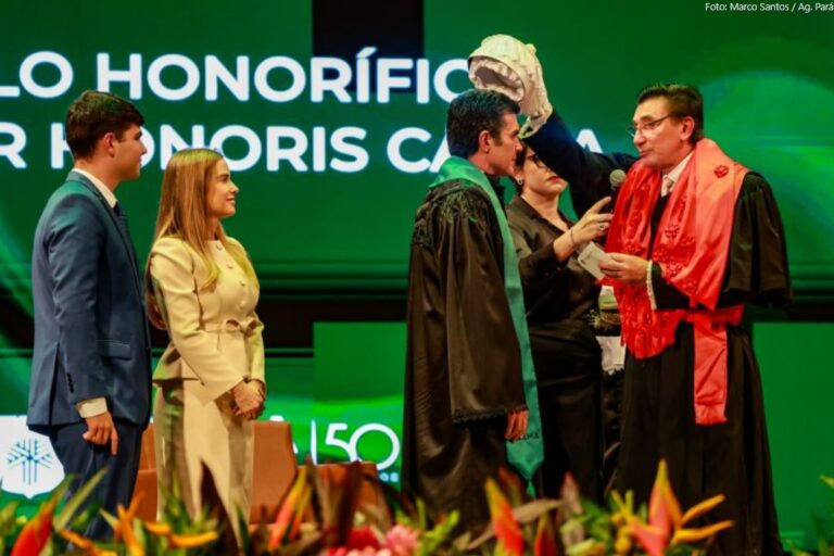 Helder Barbalho Recebe Título de ‘Doutor Honoris Causa’ da Unama