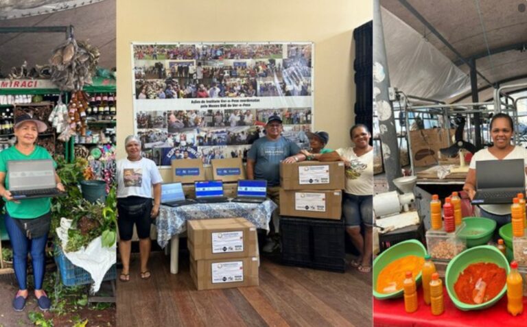 Ministério das Comunicações Entrega Computadores aos Feirantes do Mercado Ver-o-Peso em Belém