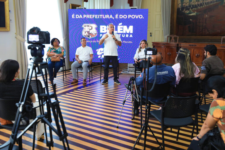 Prefeitura de Belém Anuncia Grandes Obras para a COP-30 em Coletiva de Imprensa