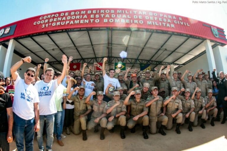 Governador Helder Barbalho inaugura o 1º quartel de Bombeiros em São Félix do Xingu