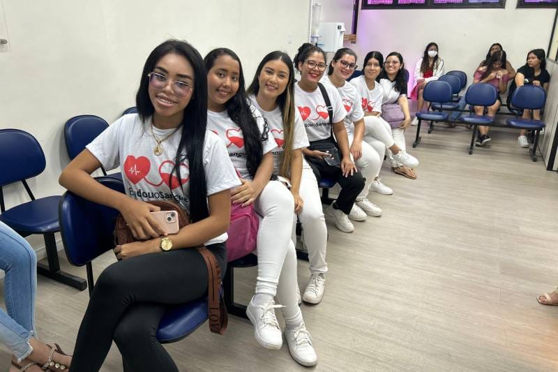 Hemopa realiza gincana ‘Aluno Sangue Bom’ e mobiliza estudantes do Cetam