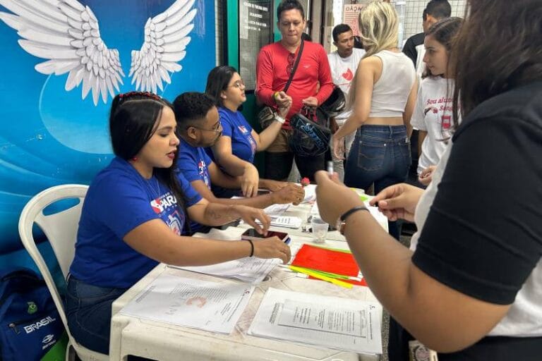 Hemopa realiza gincana ‘Aluno Sangue Bom’ e mobiliza estudantes do Cetam
