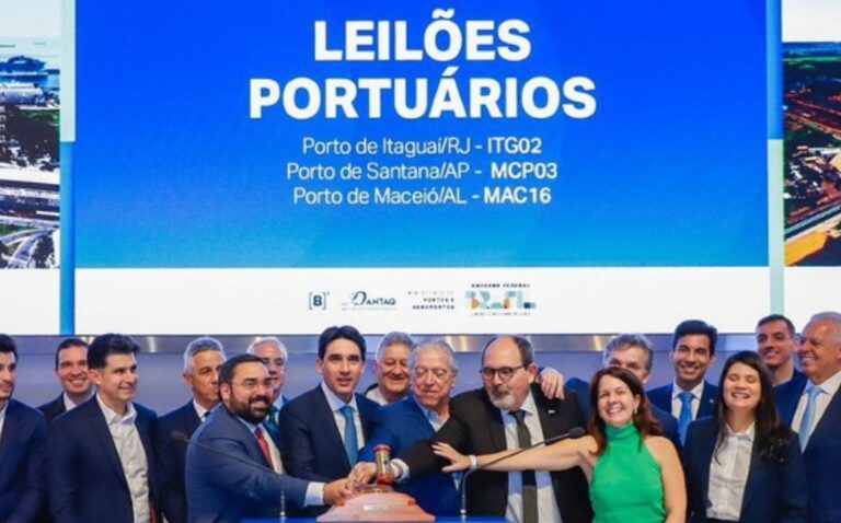 Governo Federal realiza o maior leilão portuário da história, que vai elevar a capacidade logística do Brasil
