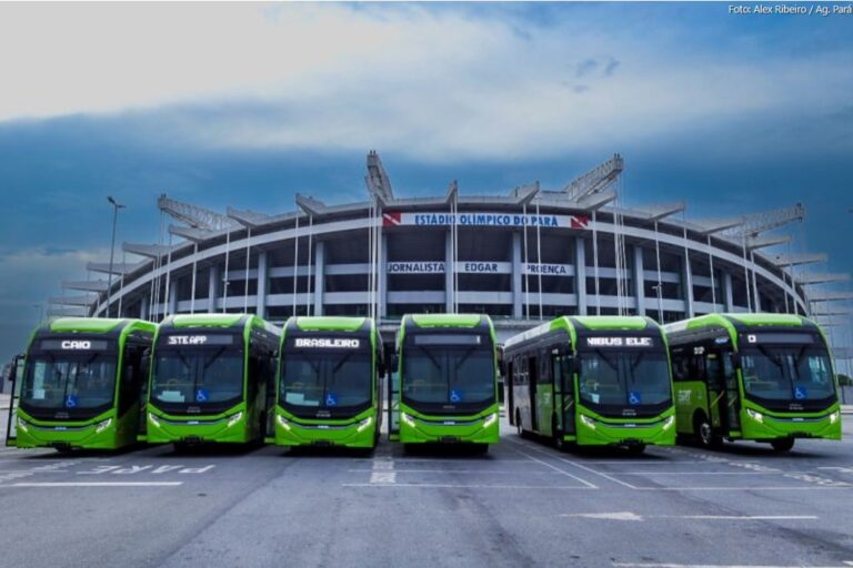 Governo do Pará recebe os primeiros ônibus elétricos para a frota do BRT Metropolitano