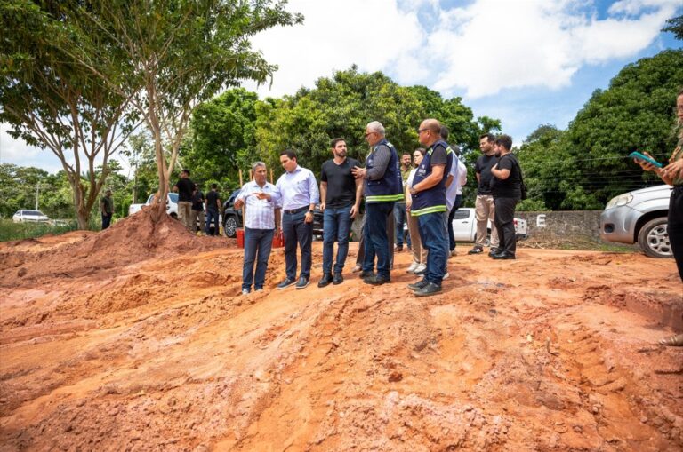 Prefeitura de Belém fiscaliza obras do Parque São Joaquim, uma das principais intervenções para a COP-30