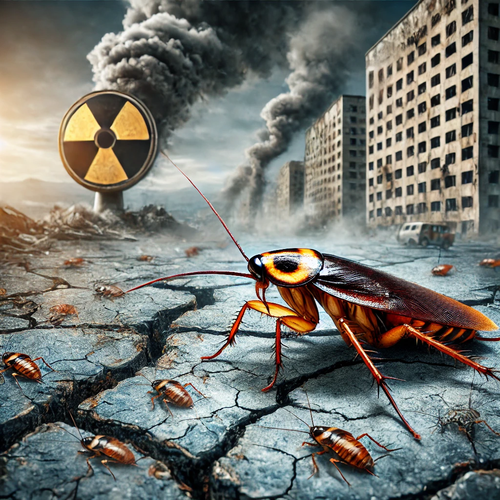 Baratas sobreviveriam a um apocalipse nuclear