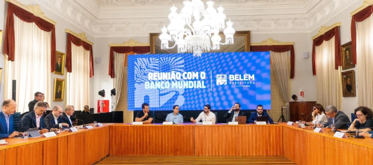 O prefeito Igor Normando busca oportunidades de investimentos do Banco Mundial em infraestrutura urbana para Belém