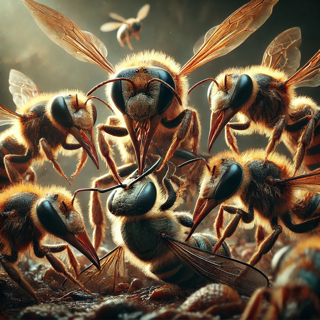 O que aconteceria se as abelhas se tornassem carnívoras