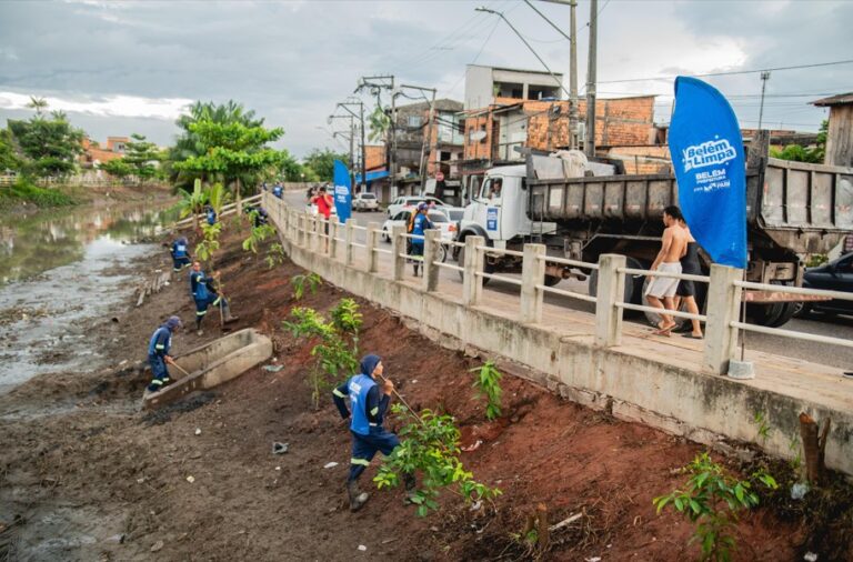 Mais de 80% dos canais de Belém já foram limpos pela Prefeitura de Belém