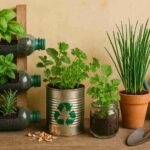 Como criar um jardim de ervas aromáticas usando materiais recicláveis Como criar um jardim de ervas aromáticas usando materiais recicláveis