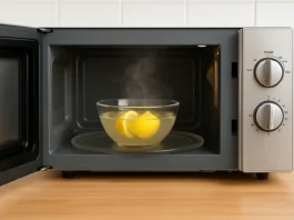 Como limpar e desinfetar o micro-ondas com 2 ingredientes que você já tem em casa Como limpar e desinfetar o micro-ondas com 2 ingredientes que você já tem em casa