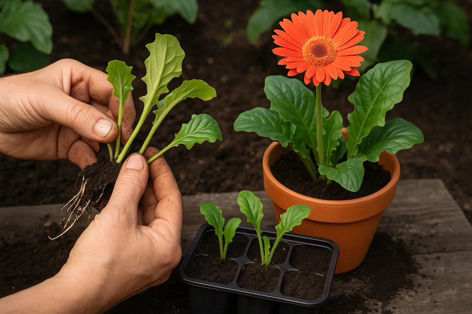 Passo a passo para fazer mudas de gerbera e aumentar sua coleção