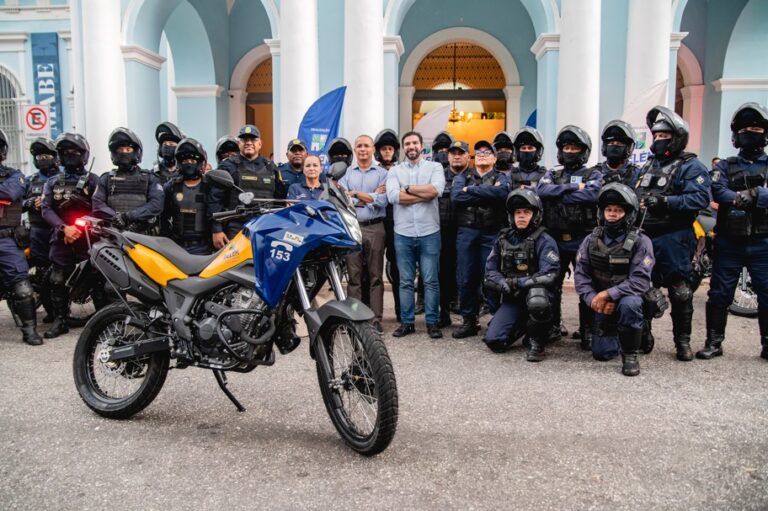 Belém recebe 19 motocicletas para reforçar rondas escolares