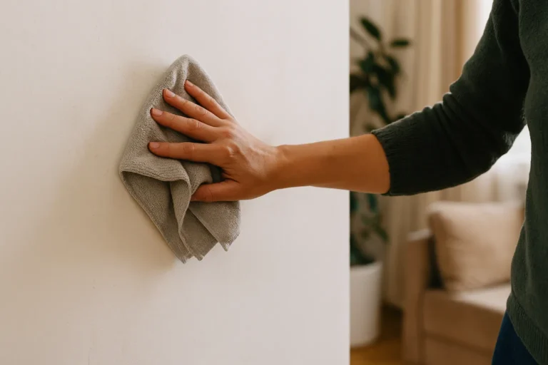 4 passos para limpar paredes antigas sem danificar a tinta