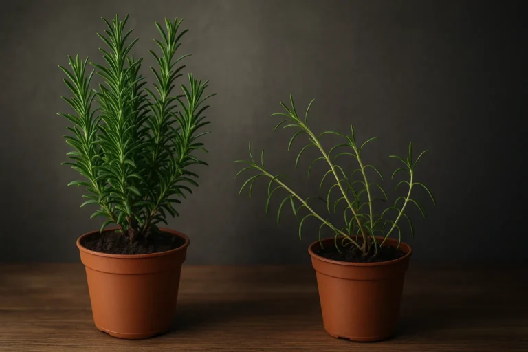 Alecrim na sombra perde aroma e força em apenas 7 dias