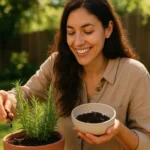 Como adubar seu alecrim com borra de café sem deixar o solo ácido demais Como adubar seu alecrim com borra de café sem deixar o solo ácido demais