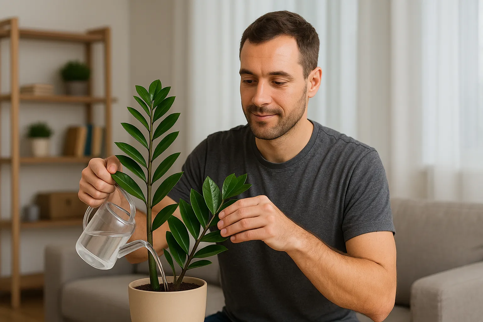 Como cuidar bem da zamioculca mesmo com apenas uma rega por semana