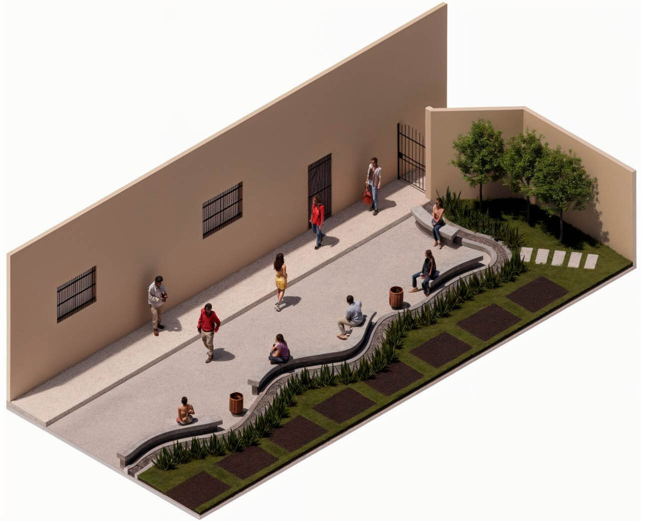 Projeto de alunos do UNIFAMAZ transforma escola no Guamá com paisagismo funcional, promovendo integração entre ciência e natureza