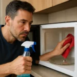 O erro na hora de limpar o micro-ondas que espalha mais sujeira O erro na hora de limpar o micro-ondas que espalha mais sujeira