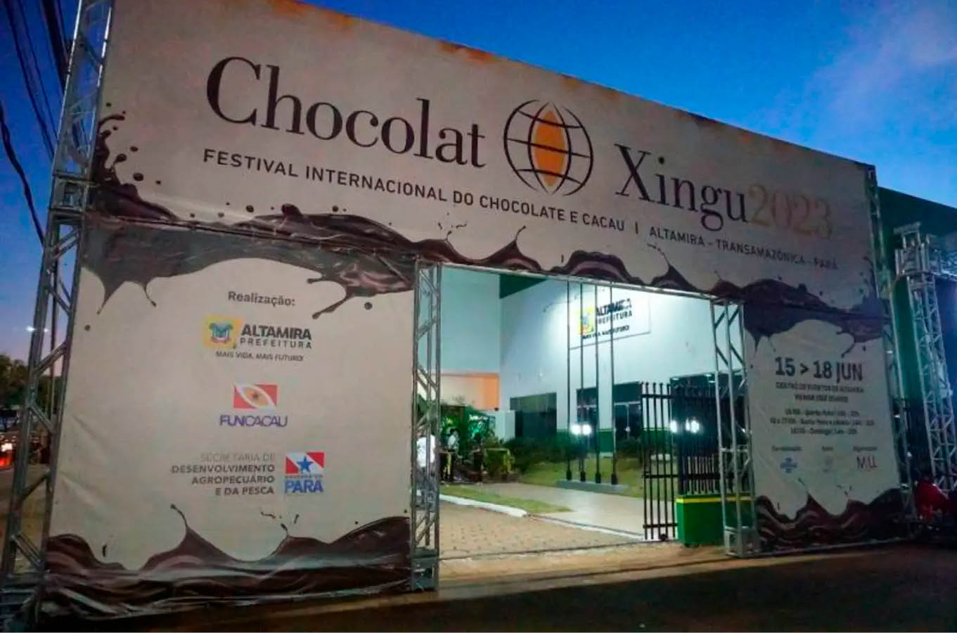 Um dos importantes eventos deste ano aprovados pelo Funcacau será o Chocolat Xingu, em Altamira