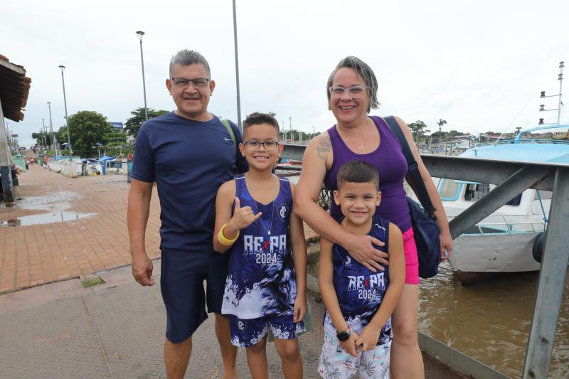 Mesmo em dia de ReXPA, a família da Andressa Oliveira decidiu estrear o Geladão e curtir o Dia das Mães - Crédito: Jader Paes / Agência Belém