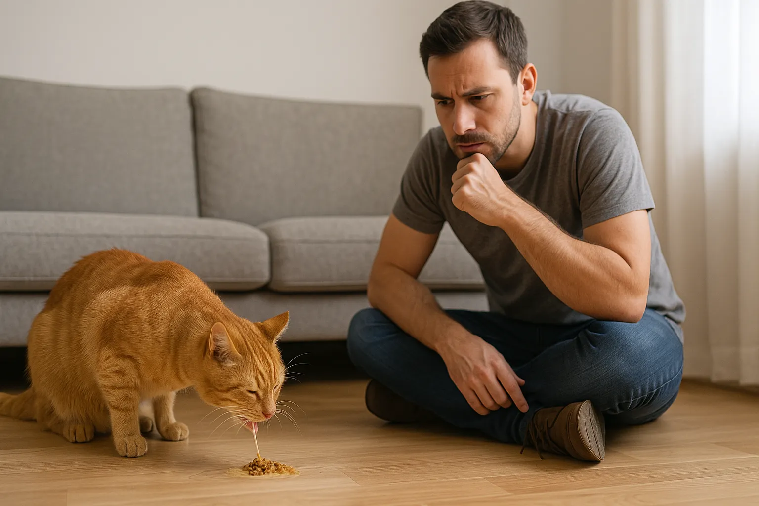 5 motivos que explicam um gato vomitando a ração com frequência