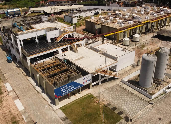 A ETE UNA beneficiará aproximadamente 90 mil moradores de dez bairros de Belém, ampliando significativamente a cobertura de saneamento na capital
