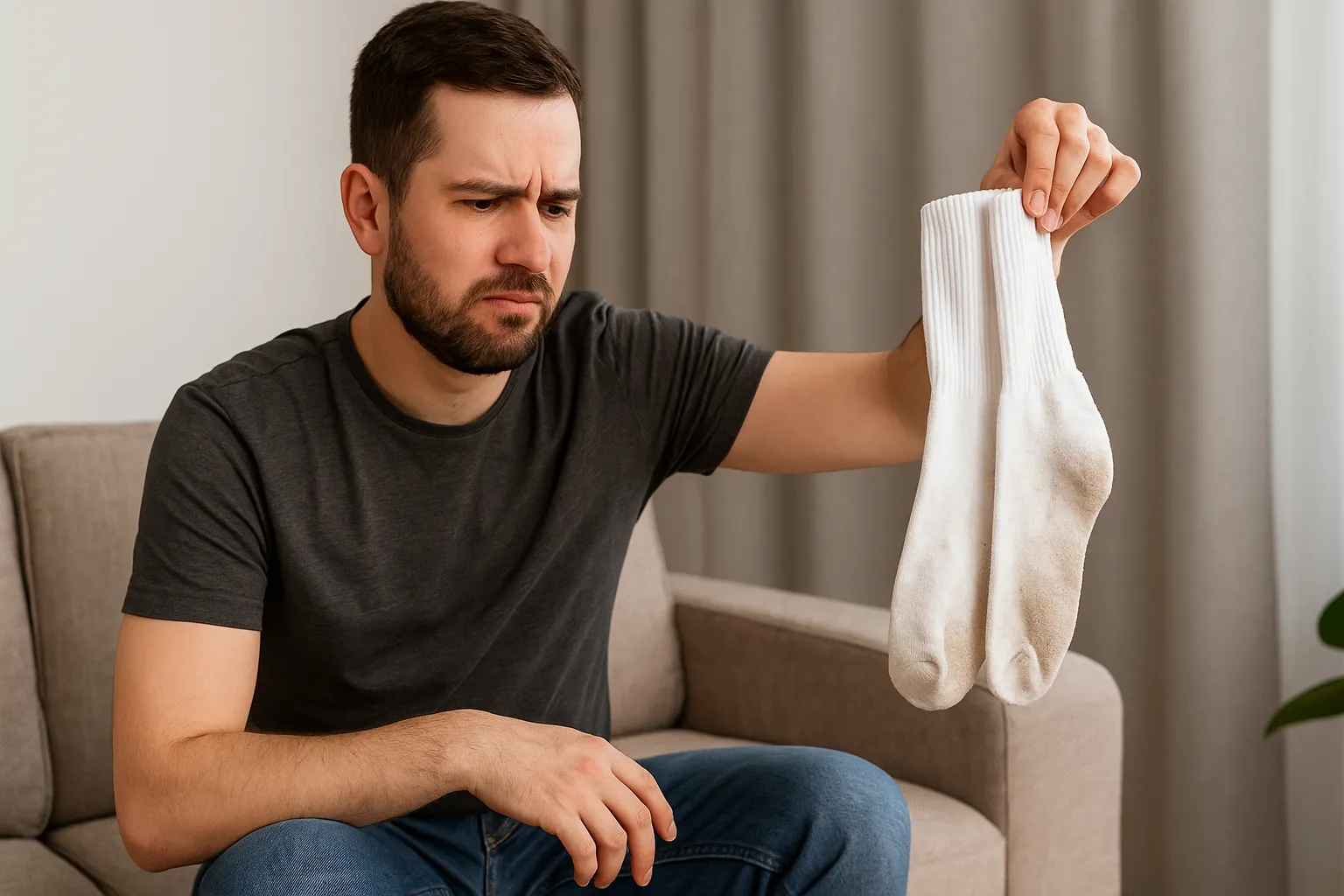 O truque caseiro para você deixar meias encardidas como novas em poucos minutos