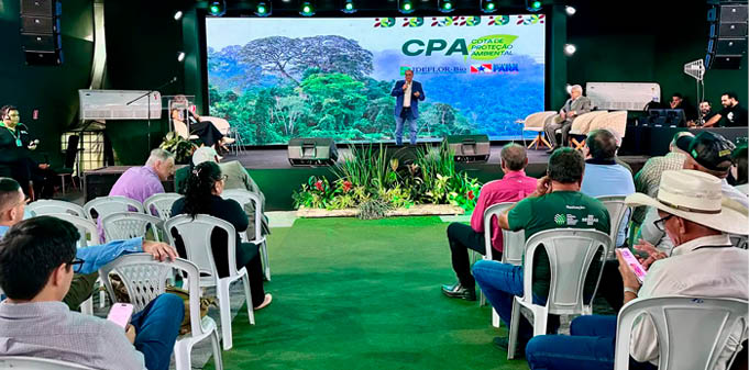 O presidente do Ideflor-Bio), Nilson Pinto, no 63º Encontro Ruralista