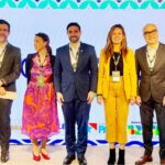 Oportunidades de negócios para a COP30 são tema de evento nacional Prefeito Igor Normando e secretário executivo André Godinho falaram da preparação de Belém para o evento climático a uma plateia de empresários e lideranças