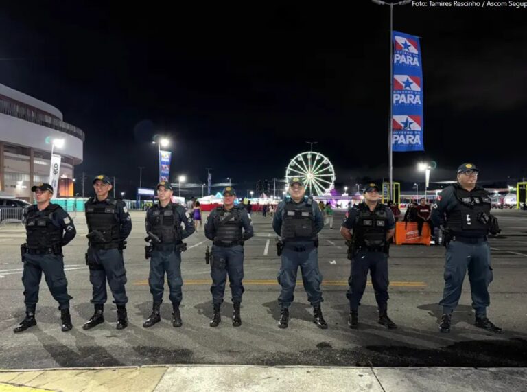 Sistema de Segurança reforça ações na primeira noite do Parárraiá 2025, em Belém