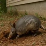 Tatu cavando perto da sua casa? Isso pode revelar algo importante sobre o solo Tatu cavando perto da sua casa Isso pode revelar algo importante sobre o solo