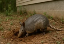 Tatu cavando perto da sua casa? Isso pode revelar algo importante sobre o solo Tatu cavando perto da sua casa Isso pode revelar algo importante sobre o solo