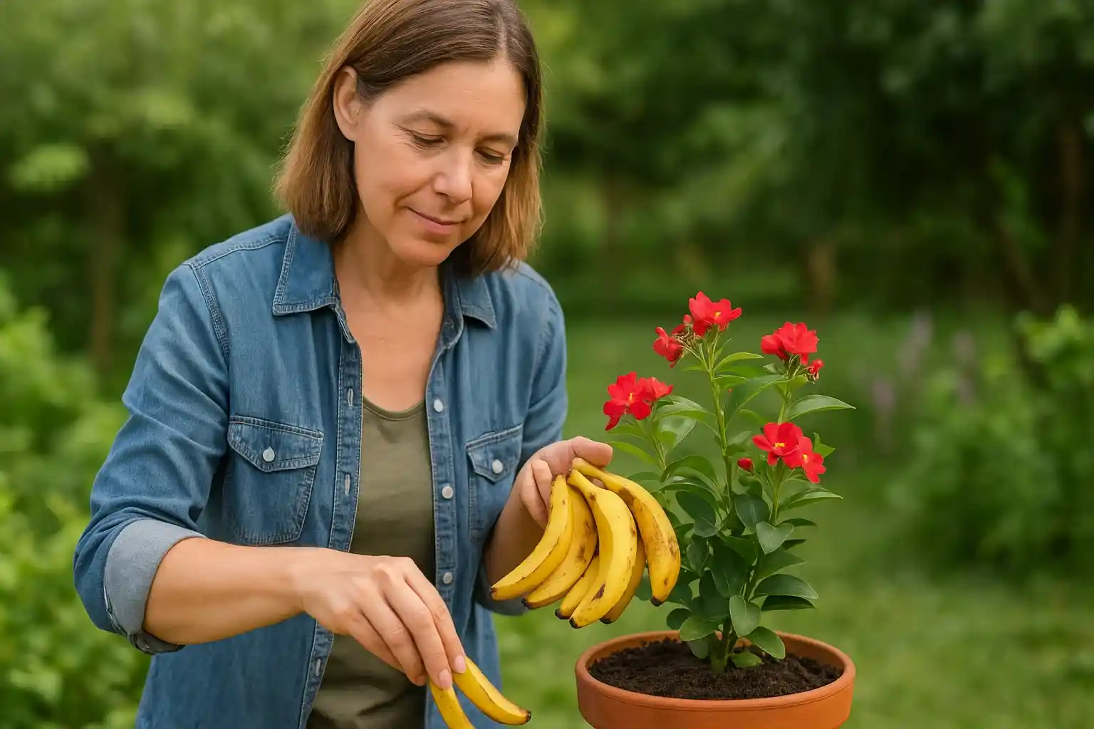 3 formas de usar casca de banana nas plantas para estimular a floração