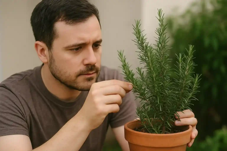 Alecrim parando de crescer Saiba se falta sol ou sobra água