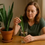 Como fazer muda de espada-de-são-jorge com folha na água Como fazer muda de espada-de-são-jorge com folha na água