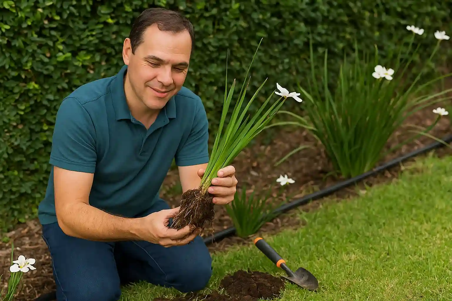 Como fazer muda de moreia e plantar direto no jardim com rega inteligente