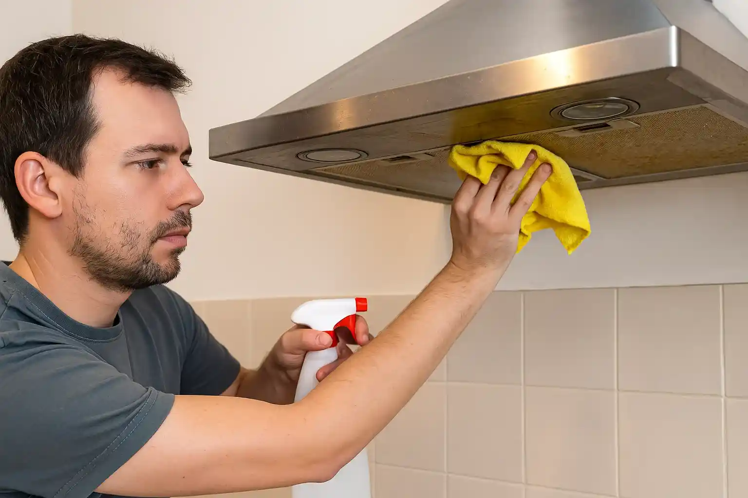 Como tirar gordura do exaustor sem desmontar nada