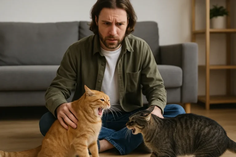 Gatos brigando em casa - Veja o que fazer para acalmá-los (2)