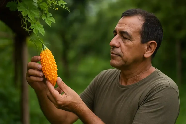 Melão de São Caetano benefícios, usos e alertas importantes