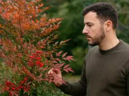 Nandina, a planta ornamental japonesa considerada amuleto e muda de cor com o clima Nandina, a planta ornamental japonesa considerada amuleto e muda de cor com o clima