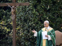 Leão XIV tornará a Cidade do Vaticano o primeiro Estado neutro de emissões de carbono do mundo Papa Leão XIV pregando a homilia durante a missa pelo Cuidado da Criação no centro ecológico Borgo Laudato Si' em Castel Gandolfo, Itália, 9 de julho de 2025